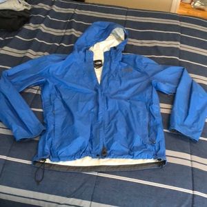 Blue The North Face Rain Jacket